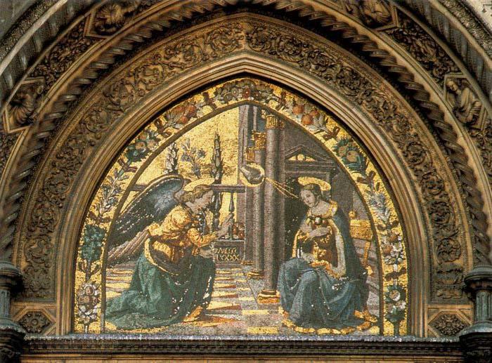 Domenico Ghirlandaio Annunciation Norge oil painting art
